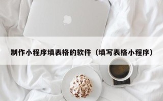 朔州制作小程序填表格的软件（填写表格小程序）